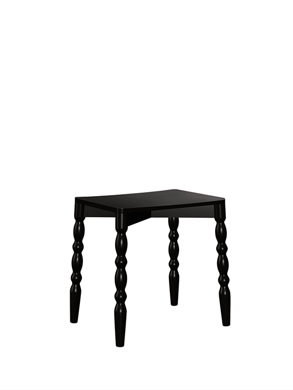 Bacatus Stool – Black