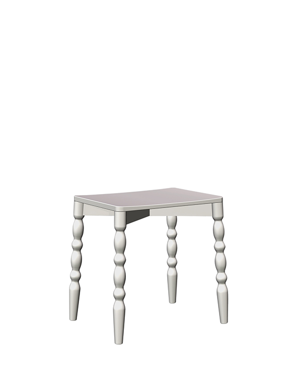 Bacatus Stool – White