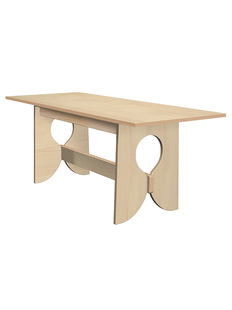 Clavem Table – Birch