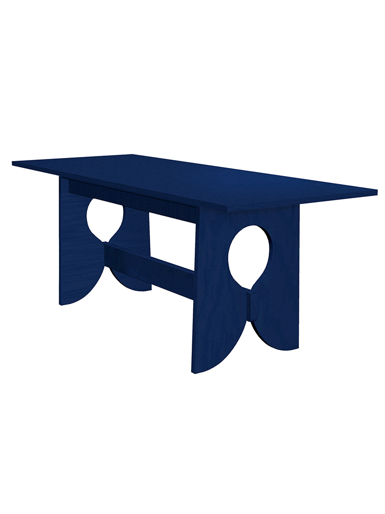 Clavem Table – Indigo